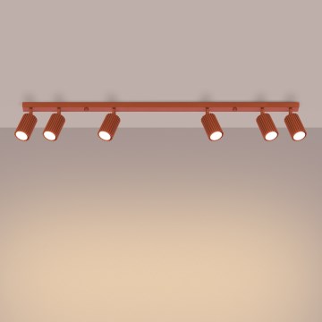 Brilagi - Taškinis šviestuvas CRESTO 6xGU10/10W/230V raudonas