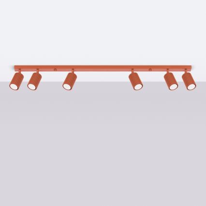 Brilagi - Taškinis šviestuvas CRESTO 6xGU10/10W/230V raudonas