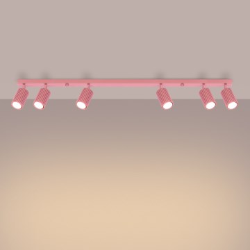 Brilagi - taškinis šviestuvas CRESTO 6xGU10/10W/230V rožinis