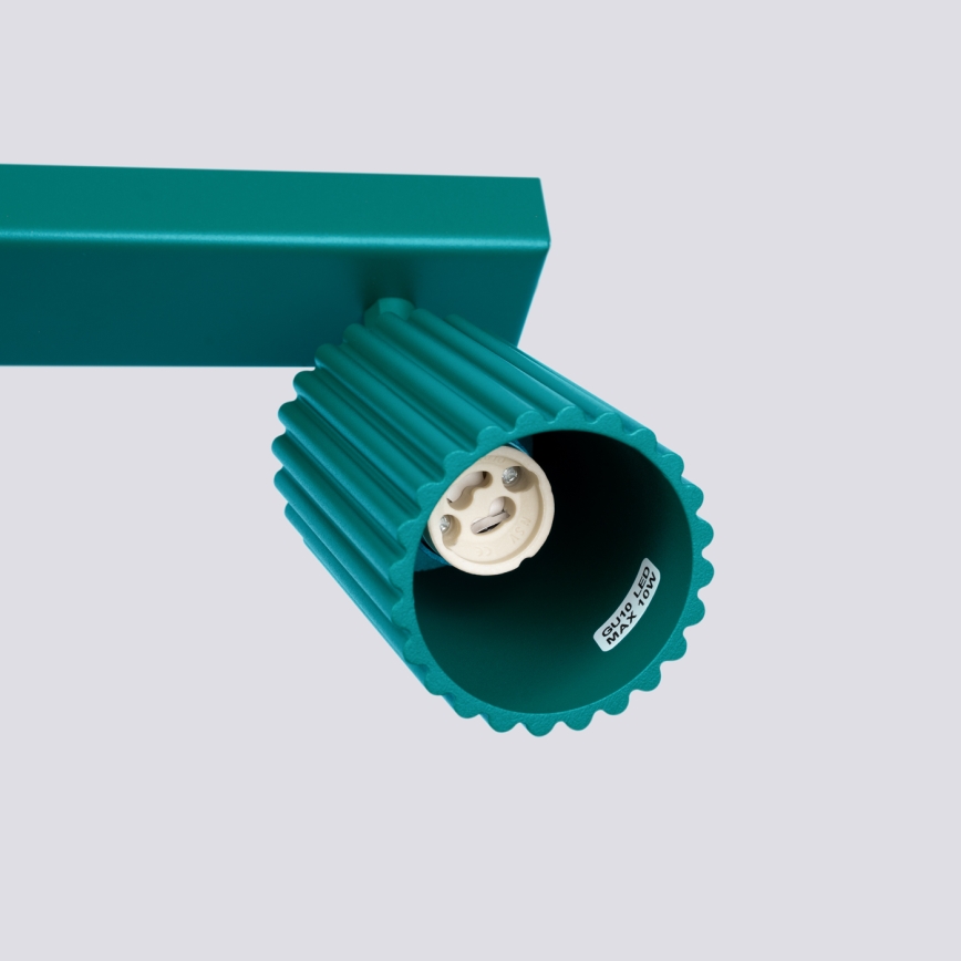 Brilagi - Taškinis šviestuvas CRESTO 6xGU10/10W/230V, tirkizinis