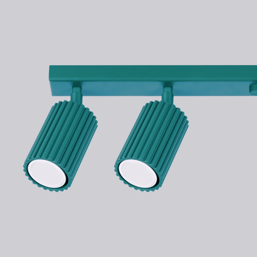 Brilagi - Taškinis šviestuvas CRESTO 6xGU10/10W/230V, tirkizinis