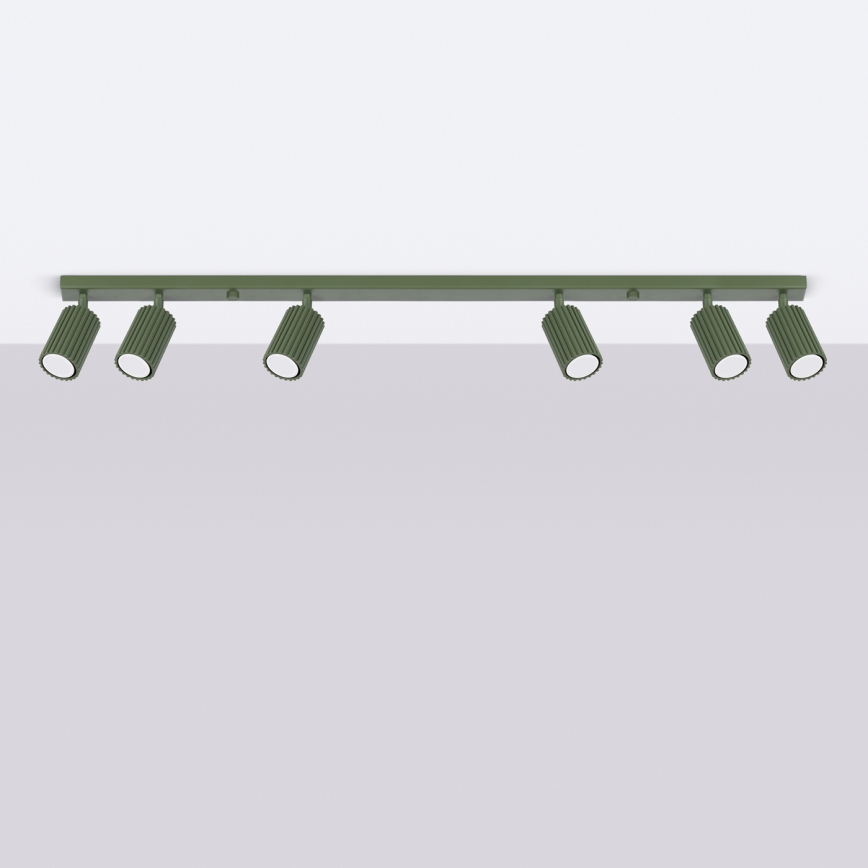 Brilagi - Taškinis šviestuvas CRESTO 6xGU10/10W/230V žalias