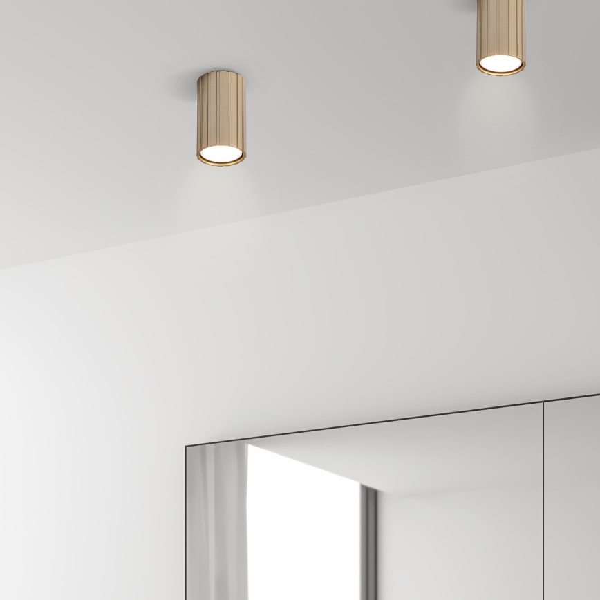 Brilagi - Taškinis šviestuvas CRISPINA 1xGU10/10W/230V 10 cm auksinis