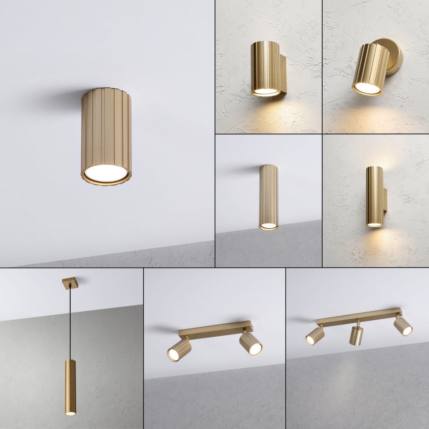 Brilagi - Taškinis šviestuvas CRISPINA 1xGU10/10W/230V 10 cm auksinis