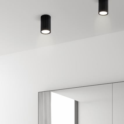 Brilagi - Taškinis šviestuvas CRISPINA 1xGU10/10W/230V 10 cm juodas