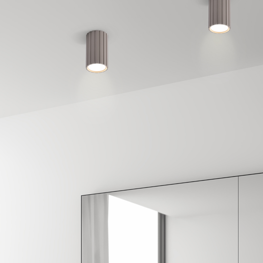 Brilagi - taškinis šviestuvas CRISPINA 1xGU10/10W/230V 10 cm smėlio spalvos