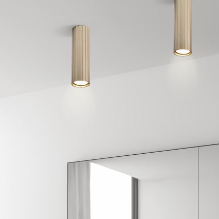 Brilagi - Taškinis šviestuvas CRISPINA 1xGU10/10W/230V 20 cm auksinis