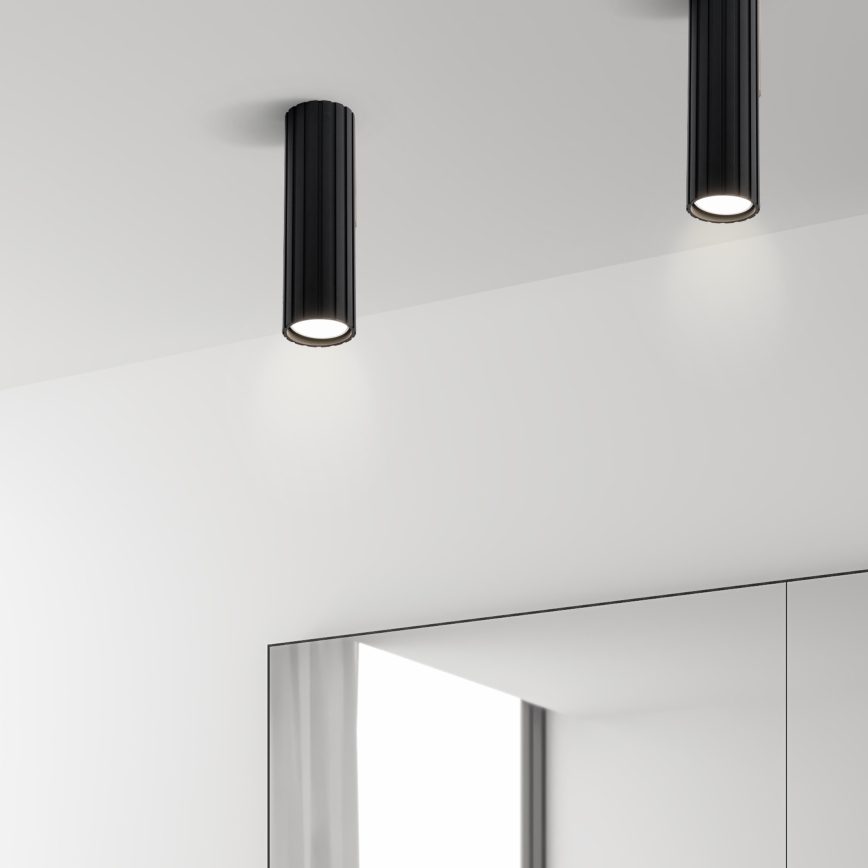 Brilagi - taškinis šviestuvas CRISPINA 1xGU10/10W/230V 20 cm juodas