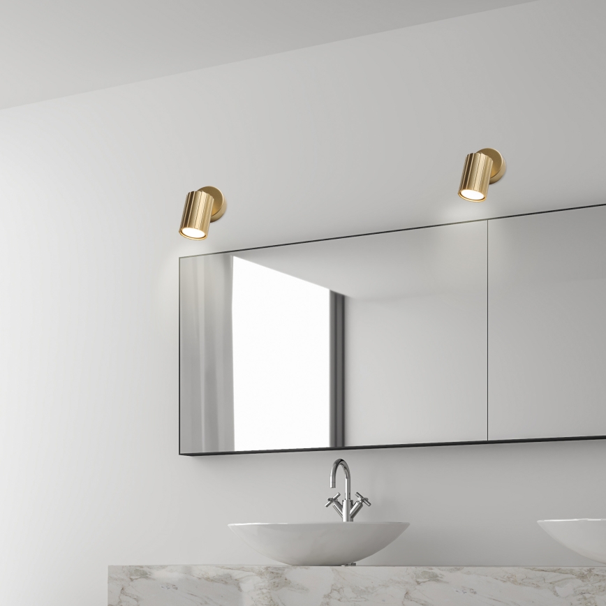 Brilagi - taškinis šviestuvas CRISPINA 1xGU10/10W/230V aukso spalvos