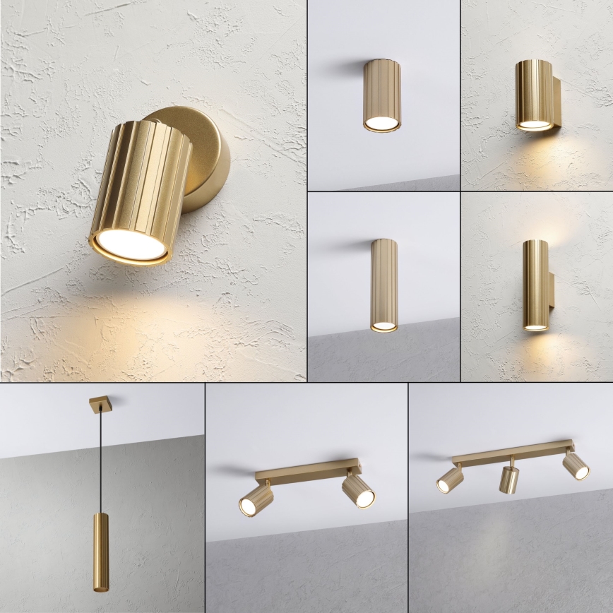 Brilagi - taškinis šviestuvas CRISPINA 1xGU10/10W/230V aukso spalvos