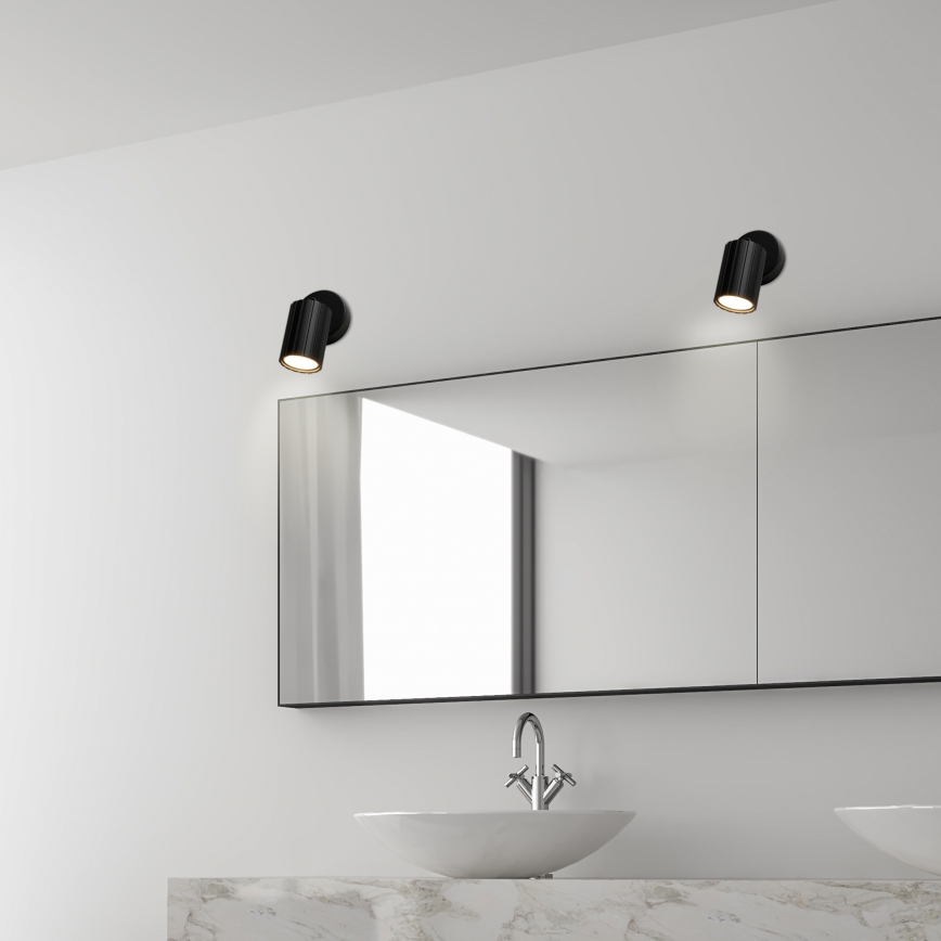 Brilagi - Taškinis šviestuvas CRISPINA 1xGU10/10W/230V juoda