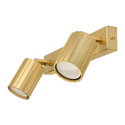 Brilagi - taškinis šviestuvas CRISPINA 2xGU10/10W/230V auksinis
