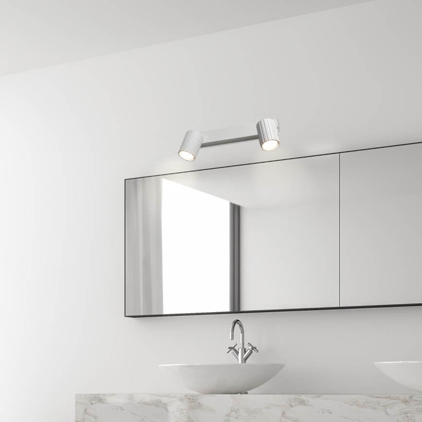 Brilagi - Taškinis šviestuvas CRISPINA 2xGU10/10W/230V baltas