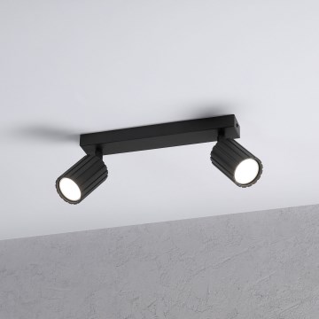 Brilagi - taškinis šviestuvas CRISPINA 2xGU10/10W/230V juodas