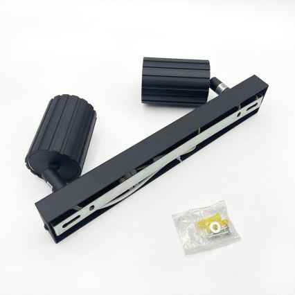 Brilagi - taškinis šviestuvas CRISPINA 2xGU10/10W/230V juodas