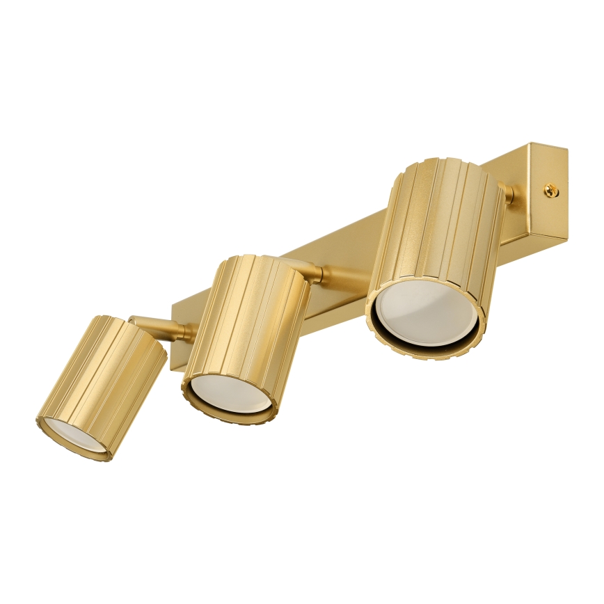 Brilagi - taškinis šviestuvas CRISPINA 3xGU10/10W/230V auksinis