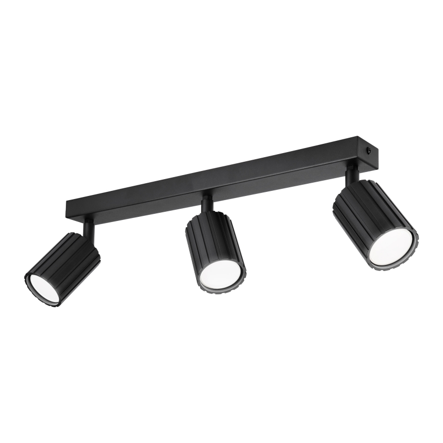 Brilagi - Taškinis šviestuvas CRISPINA 3xGU10/10W/230V juodas