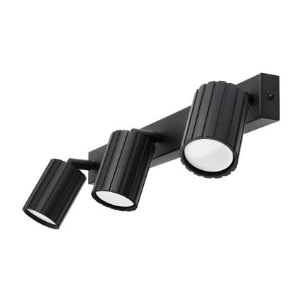 Brilagi - Taškinis šviestuvas CRISPINA 3xGU10/10W/230V juodas