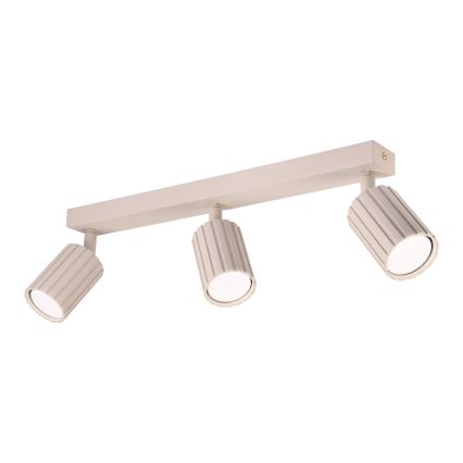 Brilagi - taškinis šviestuvas CRISPINA 3xGU10/10W/230V smėlinis