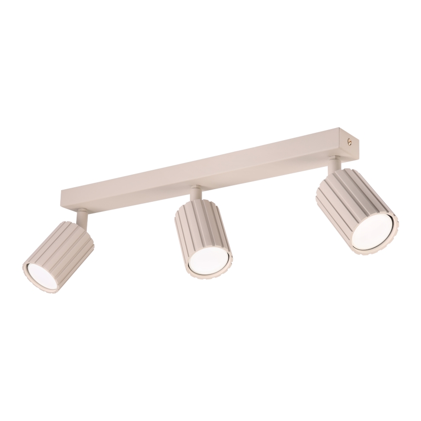 Brilagi - taškinis šviestuvas CRISPINA 3xGU10/10W/230V smėlio spalvos