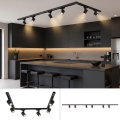 BRILAGI - Taškinis šviestuvas HUSKY bėgelių sistemoje 6xGU10/10W/230V 225 cm juodas