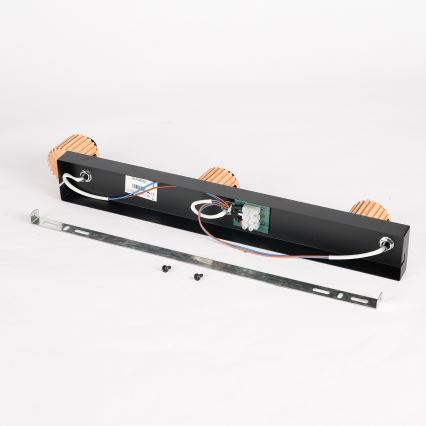 Brilagi - Taškinis šviestuvas HYGGE 3xE14/15W/230V juoda/dūminė