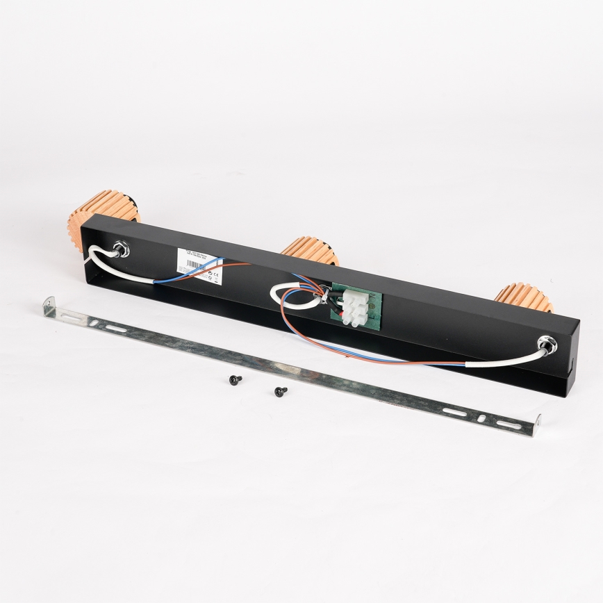 Brilagi - Taškinis šviestuvas HYGGE 3xE14/15W/230V juoda/dūminė