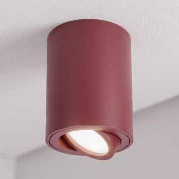 BRILAGI - Taškinis šviestuvas MIA 1xGU10/30W/230V 100x80 mm bordo