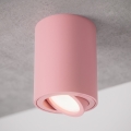 BRILAGI - Taškinis šviestuvas MIA 1xGU10/30W/230V 100x80 mm rožinė