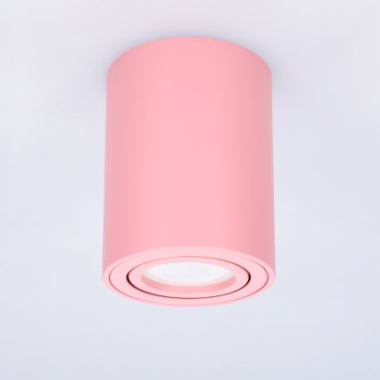 BRILAGI - Taškinis šviestuvas MIA 1xGU10/30W/230V 100x80 mm rožinė