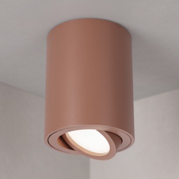 BRILAGI - Taškinis šviestuvas MIA 1xGU10/30W/230V 100x80 mm rudas