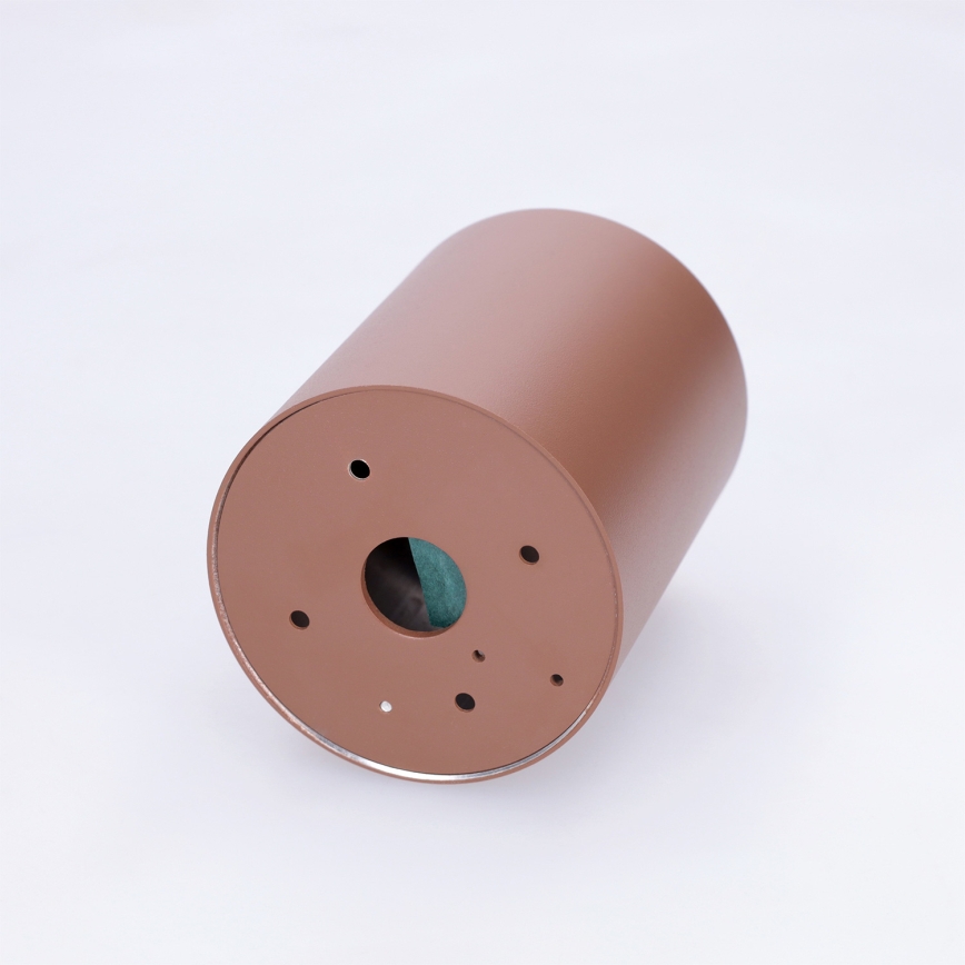 BRILAGI - Taškinis šviestuvas MIA 1xGU10/30W/230V 100x80 mm rudas