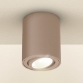 Brilagi - taškinis šviestuvas MIA 1xGU10/30W/230V 100x80 mm smėlio spalvos