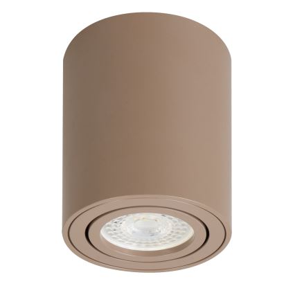 Brilagi - taškinis šviestuvas MIA 1xGU10/30W/230V 100x80 mm smėlio spalvos