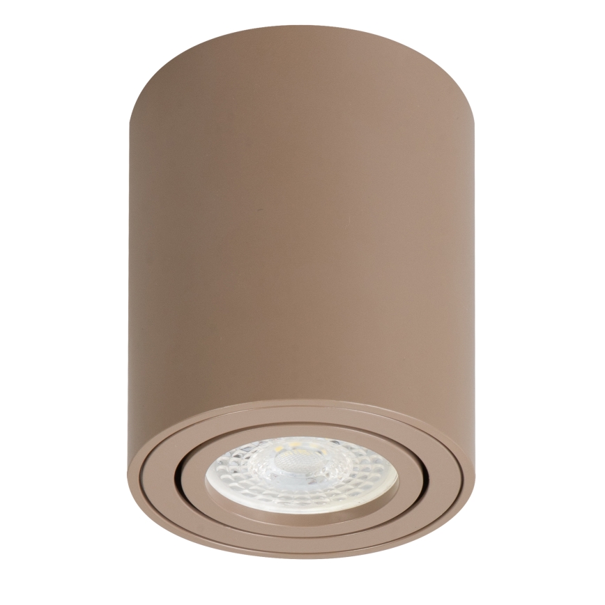 Brilagi - taškinis šviestuvas MIA 1xGU10/30W/230V 100x80 mm smėlio spalvos