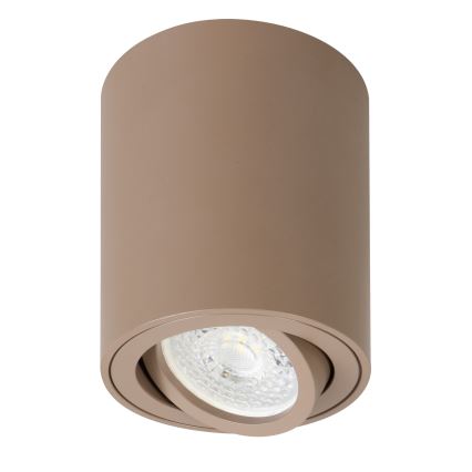 Brilagi - taškinis šviestuvas MIA 1xGU10/30W/230V 100x80 mm smėlio spalvos