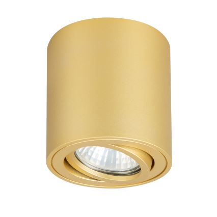 Brilagi - Taškinis šviestuvas MIA 1xGU10/30W/230V 84x80 mm auksinis