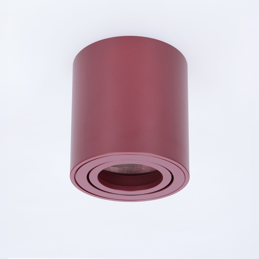 BRILAGI - Taškinis šviestuvas MIA 1xGU10/30W/230V 84x80 mm bordo