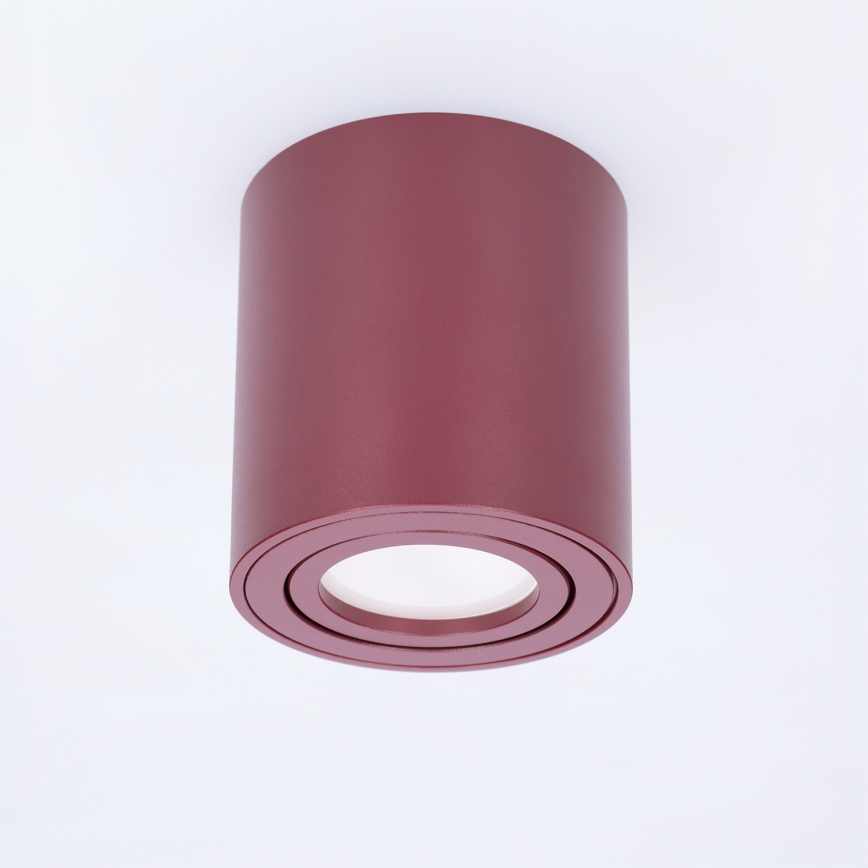 BRILAGI - Taškinis šviestuvas MIA 1xGU10/30W/230V 84x80 mm bordo