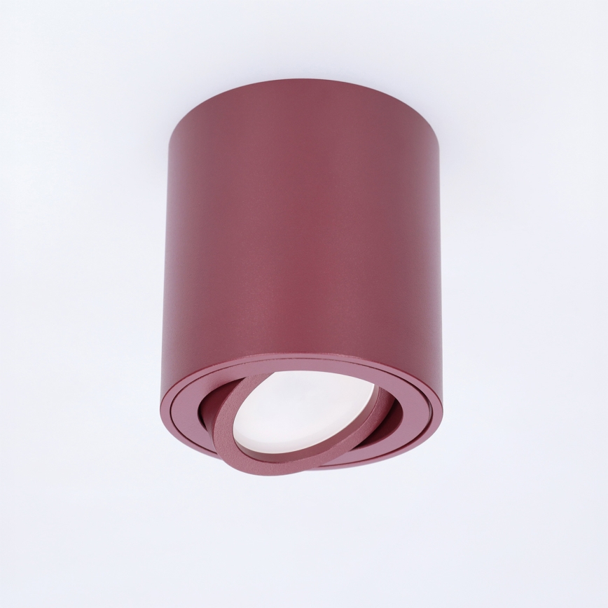 BRILAGI - Taškinis šviestuvas MIA 1xGU10/30W/230V 84x80 mm bordo