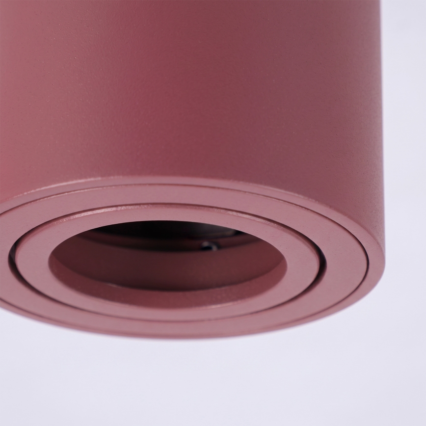 BRILAGI - Taškinis šviestuvas MIA 1xGU10/30W/230V 84x80 mm bordo