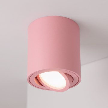 BRILAGI - Taškinis šviestuvas MIA 1xGU10/30W/230V 84x80 mm rožinis