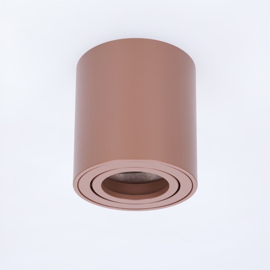 BRILAGI - Taškinis šviestuvas MIA 1xGU10/30W/230V 84x80 mm ruda
