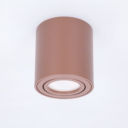 BRILAGI - Taškinis šviestuvas MIA 1xGU10/30W/230V 84x80 mm ruda
