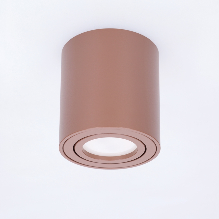 BRILAGI - Taškinis šviestuvas MIA 1xGU10/30W/230V 84x80 mm ruda