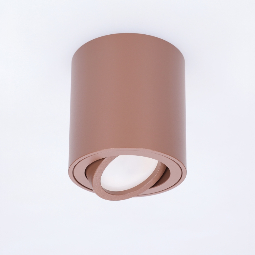 BRILAGI - Taškinis šviestuvas MIA 1xGU10/30W/230V 84x80 mm ruda