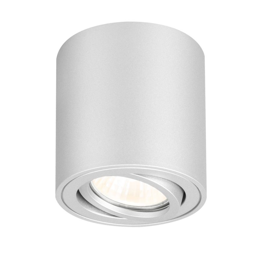 Brilagi - Taškinis šviestuvas MIA 1xGU10/30W/230V 84x80 mm sidabrinis
