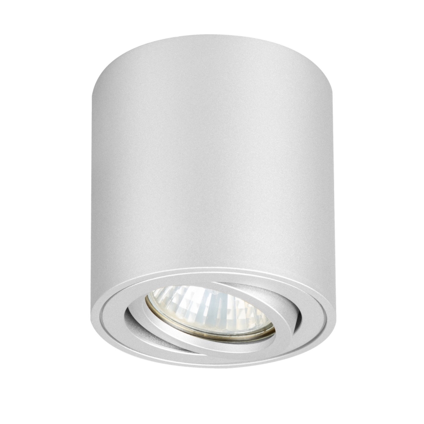 Brilagi - Taškinis šviestuvas MIA 1xGU10/30W/230V 84x80 mm sidabrinis