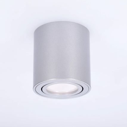 BRILAGI - Taškinis šviestuvas MIA 1xGU10/30W/230V 84x80 mm sidabrinis