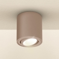 Brilagi - Taškinis šviestuvas MIA 1xGU10/30W/230V 84x80 mm smėlinė